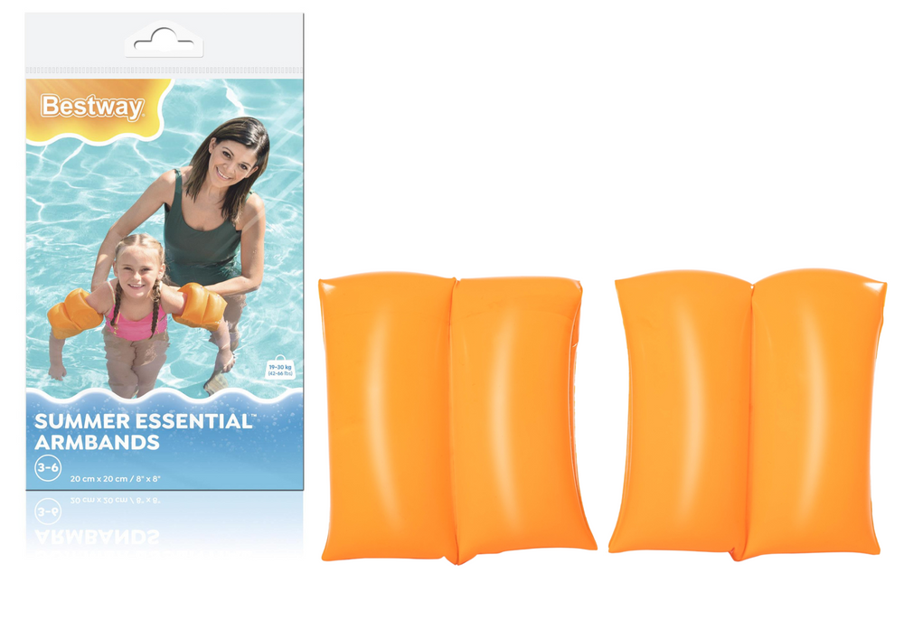 Nafukovací plavecké rukávky oranžové 20cm – Bestway