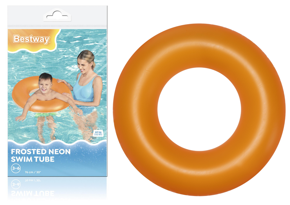Nafukovací plavecký kruh oranžový 76 cm – Bestway 36024