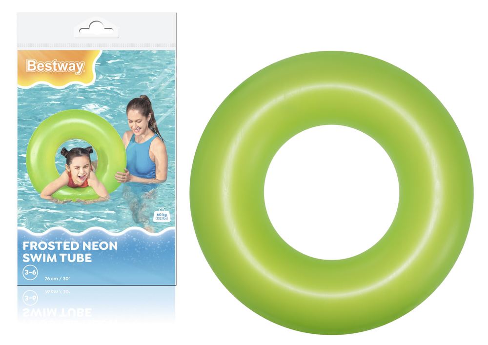 Nafukovací plavecký kruh zelený 76 cm – Bestway