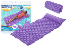 Nafukovací plážová matrace s polštářkem 213x86 cm – Bestway fialová