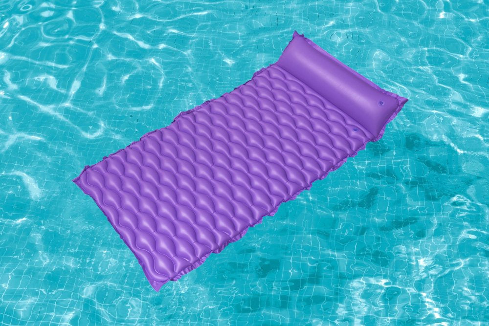 Nafukovací plážová matrace s polštářkem 213x86 cm – Bestway fialová