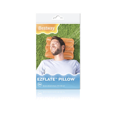 Nafukovací polštář 38x25 cm – oranžový | Bestway 52127