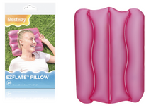 Nafukovací polštář 38x25 cm – s drážkami růžový | Bestway
