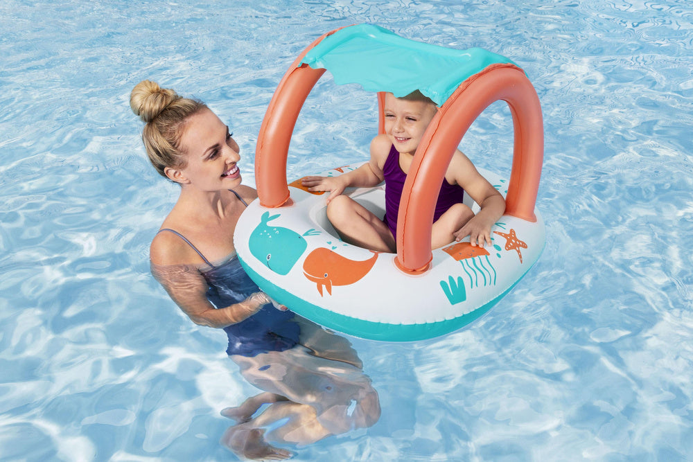 Nafukovací ponton s daškem 84x67cm pro děti od 3 let – Bestway