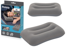 Nafukovací velurová podušek šedá 42 cm – Bestway