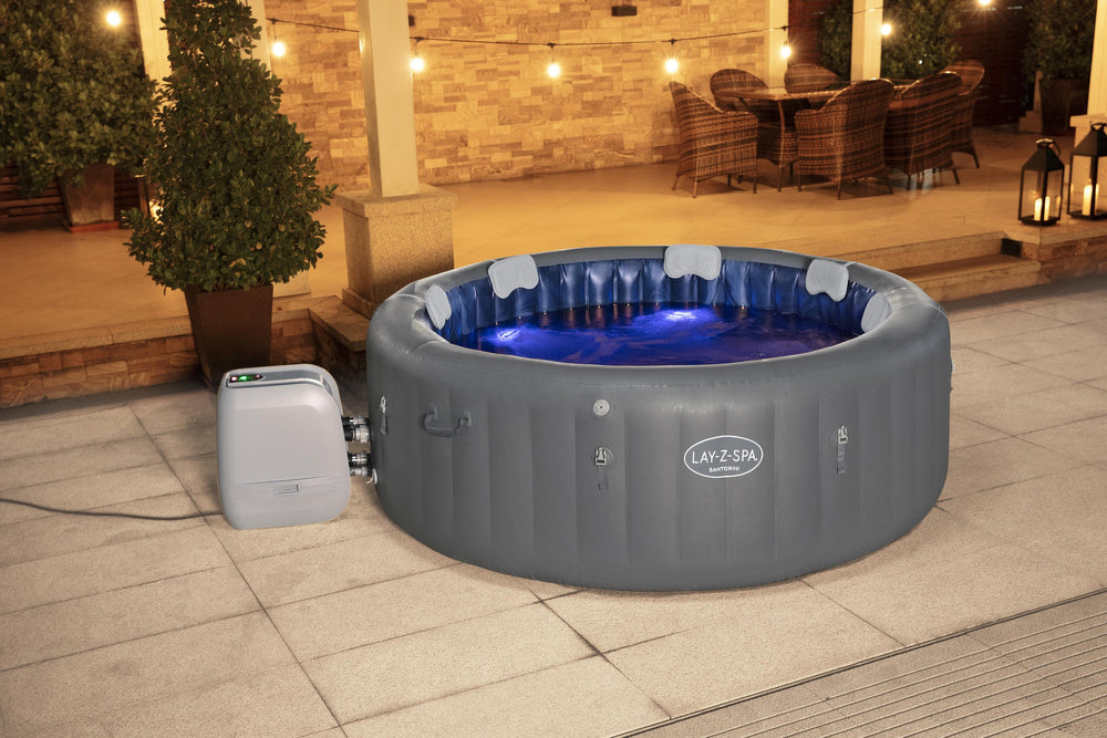 Nafukovací vířivka Santorini pro 7 osob 216x216x80 cm – Bestway