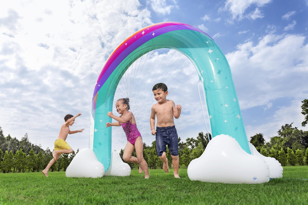 Nafukovací vodní clona s fontánou duha 221x71cm – Bestway