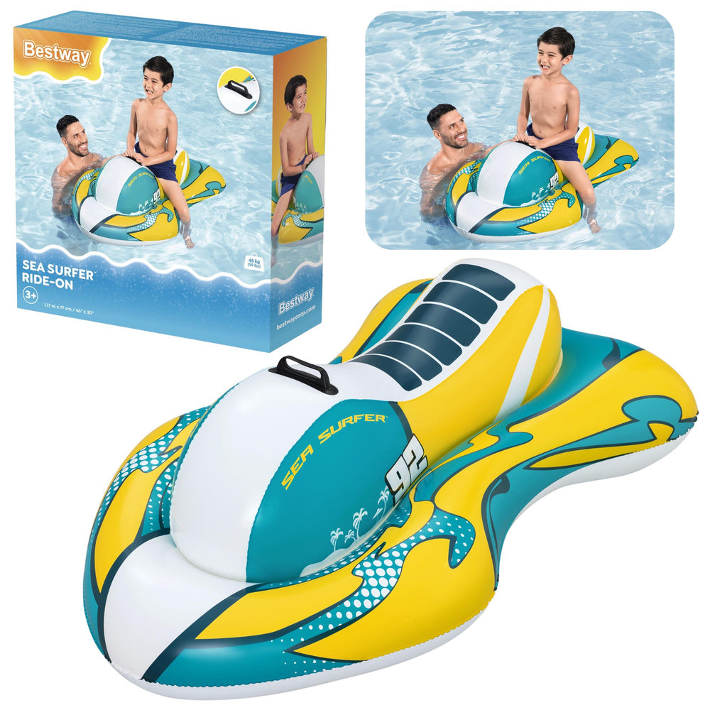 Nafukovací vodní skútr s držadly pro děti Sea Surfer – Bestway