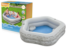 Nafukovací zahradní bazén 213x206x53 cm s poduškami – Bestway