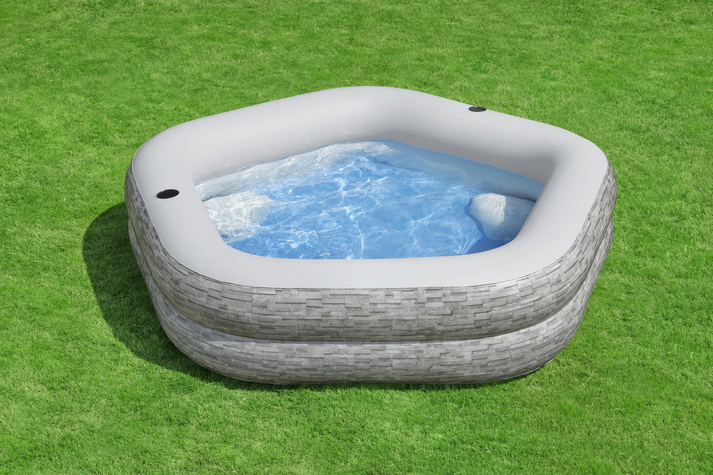Nafukovací zahradní bazén 213x206x53 cm s poduškami – Bestway