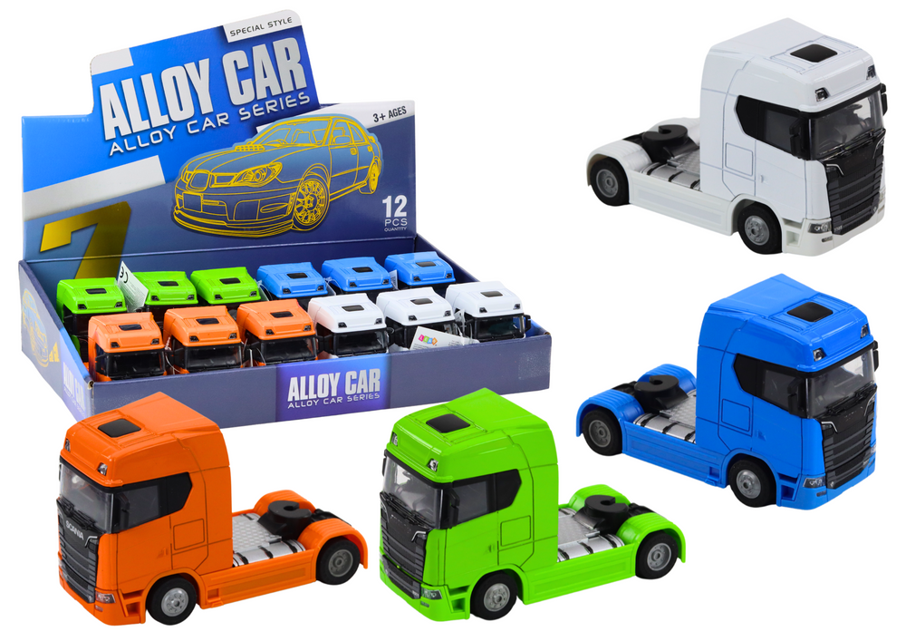 Nákladní auto 1:32 kovové se světly a zvuky s pohonem