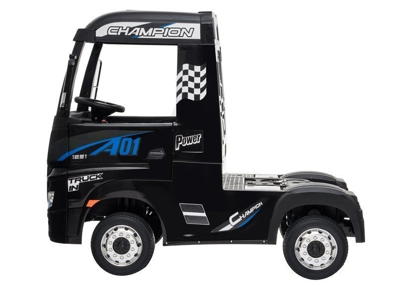 Nákladní auto na akumulátor Mercedes Actros s MP4 černé