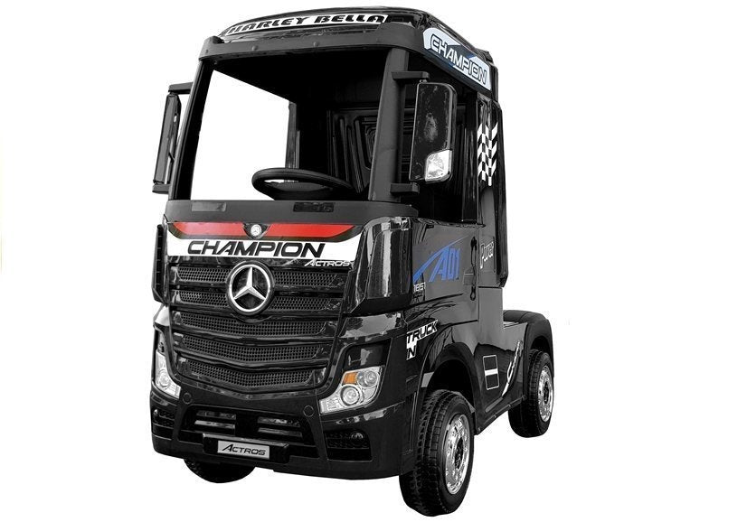 Nákladní auto na akumulátor Mercedes Actros s MP4 černé
