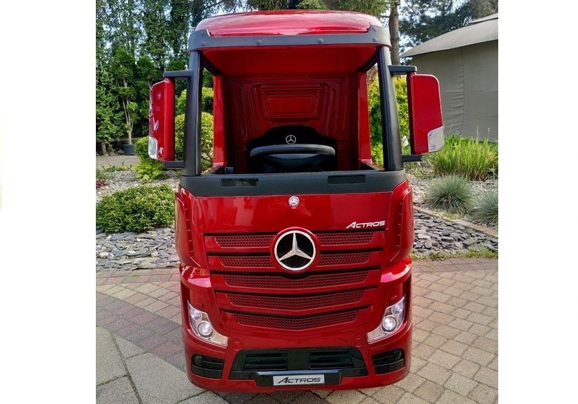 Nákladní auto na akumulátor Mercedes Actros s MP4 červené