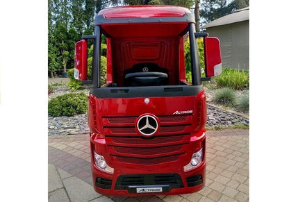 Nákladní auto na akumulátor Mercedes Actros s MP4 červené