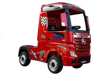 Nákladní auto na akumulátor Mercedes Actros s MP4 červené