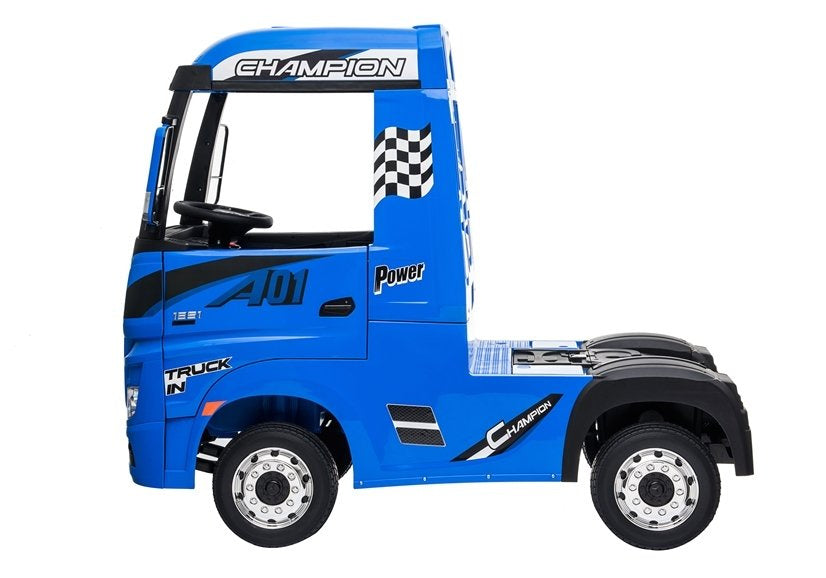 Nákladní auto na akumulátor Mercedes Actros s MP4 modré