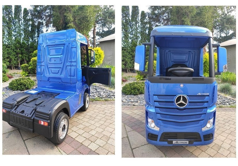 Nákladní auto na akumulátor Mercedes Actros s MP4 modré