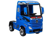 Nákladní auto na akumulátor s dálkovým ovládáním Mercedes Actros modré