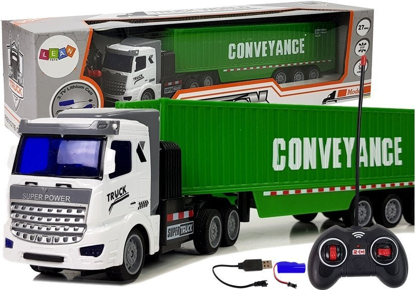 Nákladní auto na dálkové ovládání 27 MHz 1:48 zelené