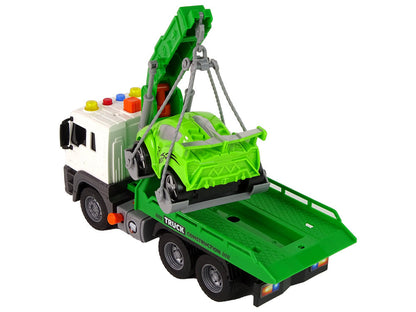 Nákladní auto odtahovka 1:16 – se zvukem a světly | zelená