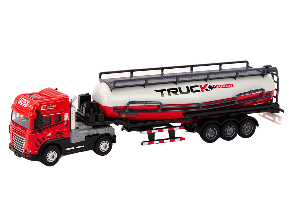 Nákladní auto s cisternou TIR 1:24 se zvuky a světly červené