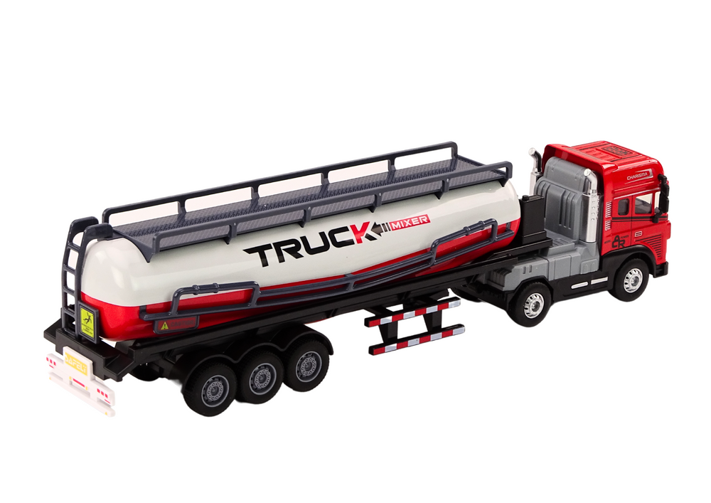 Nákladní auto s cisternou TIR 1:24 se zvuky a světly červené