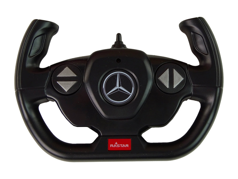 Nákladní auto s drapákem na dálkové ovládání Mercedes – Rastar červené