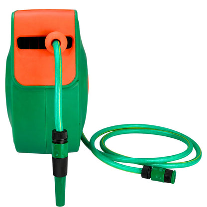 Nástěnný automatický naviják se zahradní hadicí 30m + 2m
