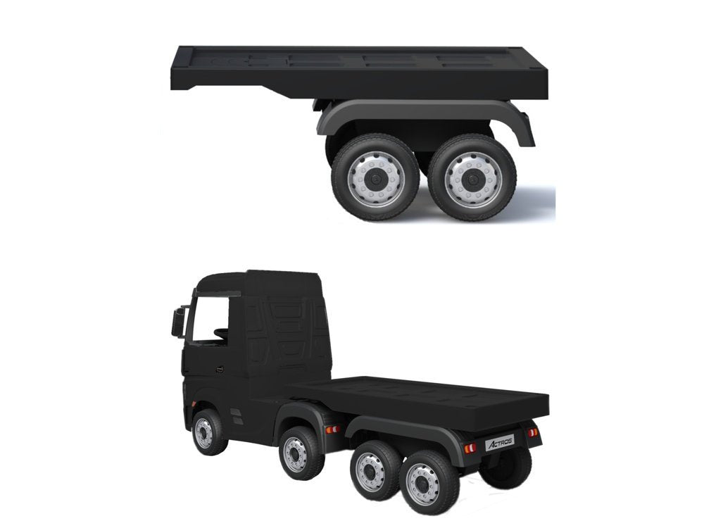 Návěs k nákladnímu autu Mercedes Scania Actros černý 105cm