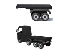 Návěs k nákladnímu autu Mercedes Scania Actros černý 105cm