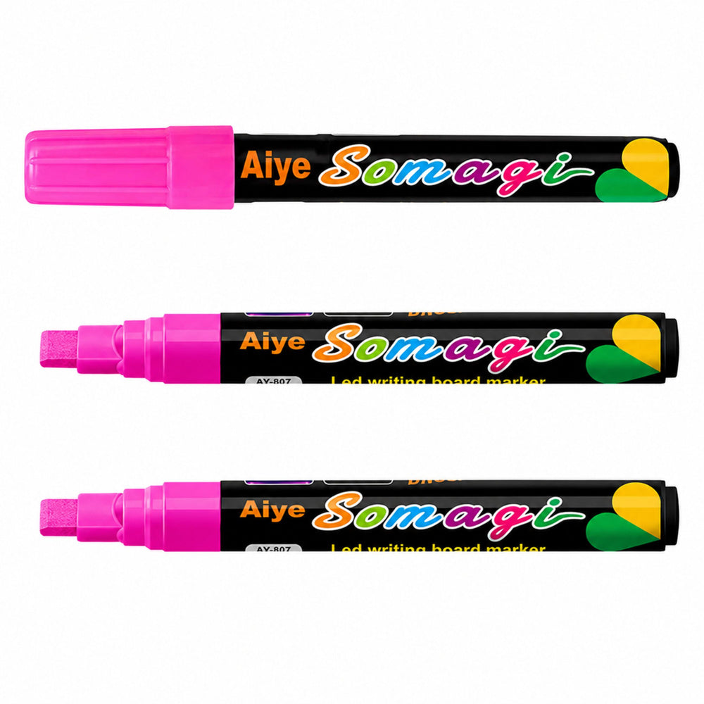 Neonové fixy s klínovým hrotem 8 ks