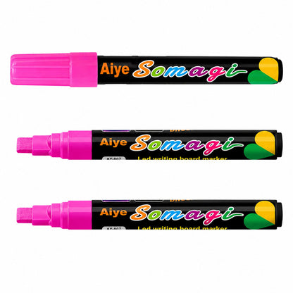 Neonové fixy s klínovým hrotem 8 ks