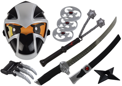 Ninja set pro malé bojovníky s mečem a maskou – 7 dílů