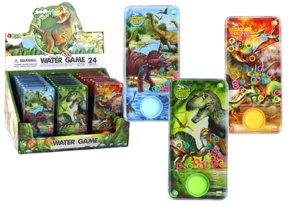 Obratnostní vodní hra Dinosauři – s kroužky | modrá zelená