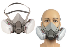 Ochranná polomaska proti prachu s 2 uhlíkovými filtry šedá