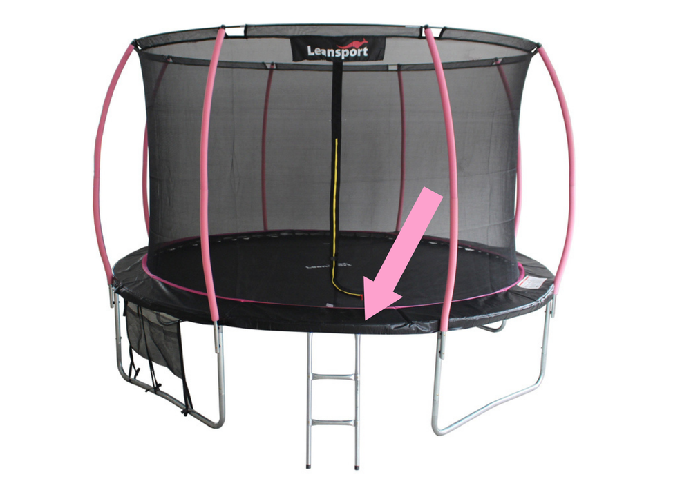 Ochranný kryt na pružiny trampolíny 16ft 487cm černorůžový