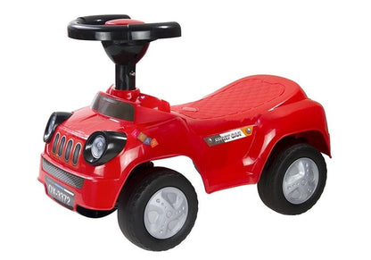 Odrážedlo auto s klaksonem – pro nejmenší děti | červené