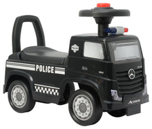 Odrážedlo Mercedes Actros policie – pro děti černé