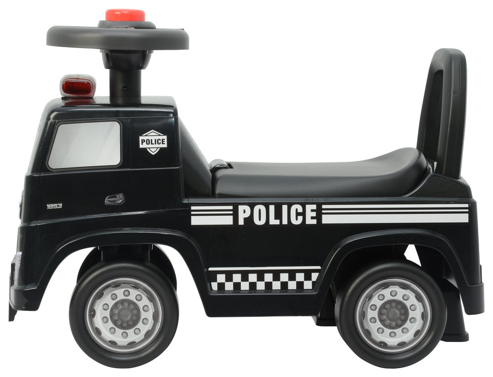 Odrážedlo Mercedes Actros policie – pro děti černé