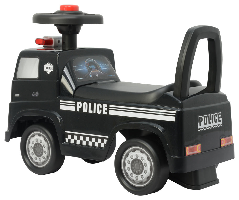 Odrážedlo Mercedes Actros policie – pro děti černé
