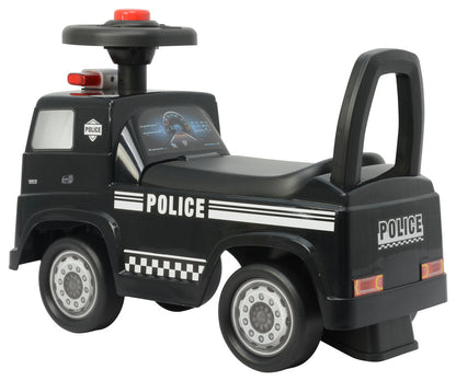 Odrážedlo Mercedes Actros policie – pro děti černé