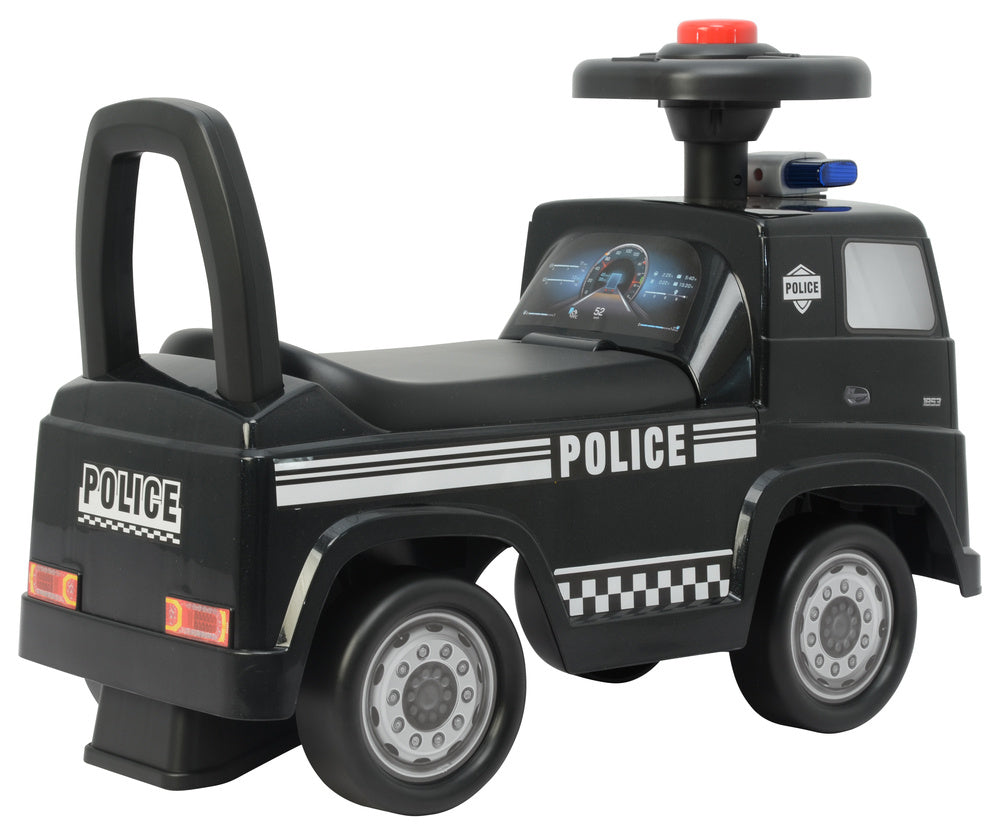 Odrážedlo Mercedes Actros policie – pro děti černé
