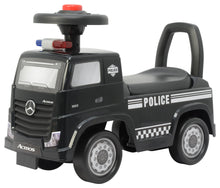 Odrážedlo Mercedes Actros policie – pro děti černé