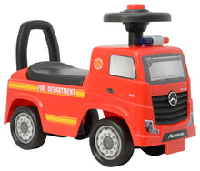 Odrážedlo Mercedes Actros policie – pro děti červené