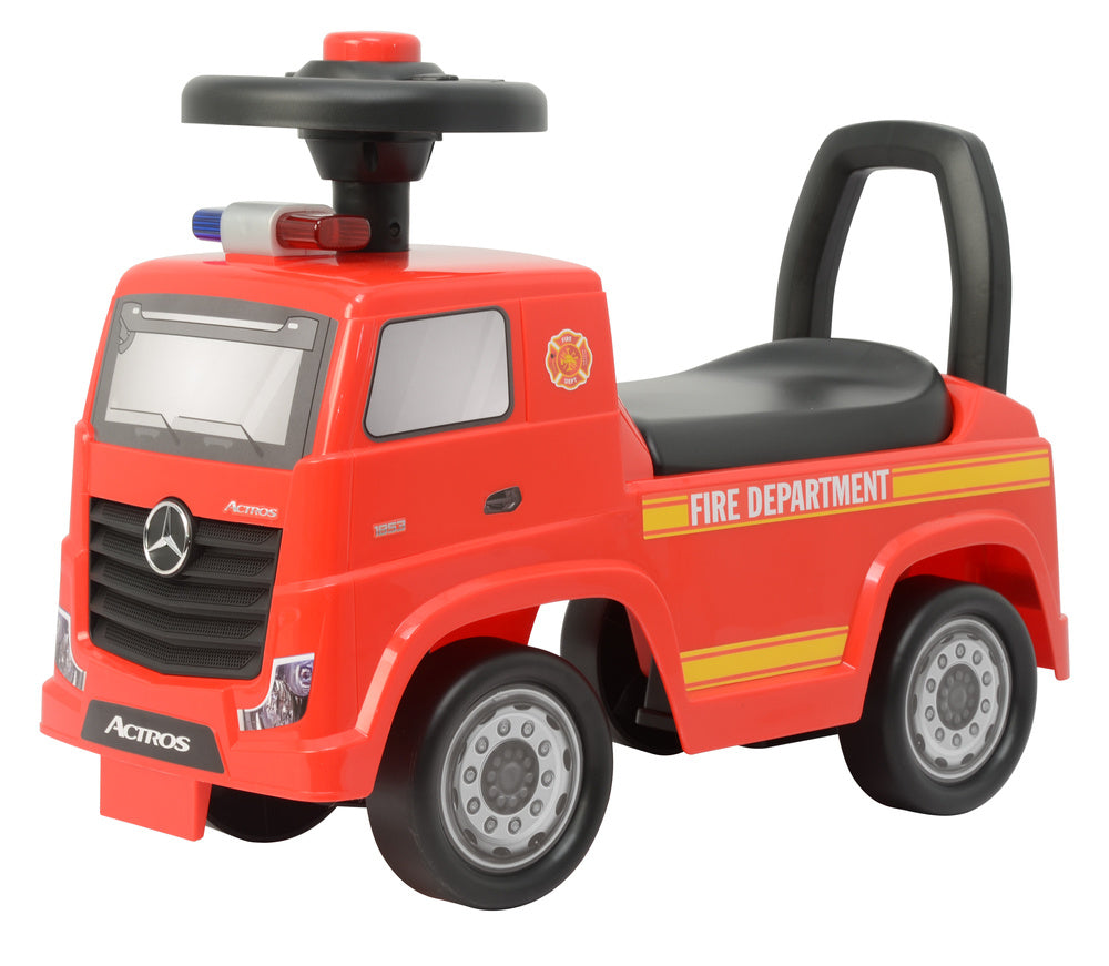 Odrážedlo Mercedes Actros policie – pro děti červené