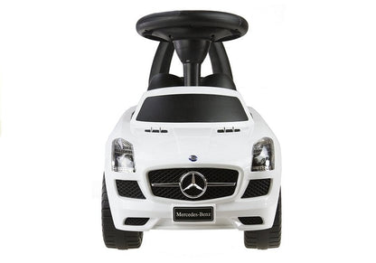 Odrážedlo Mercedes Benz SLS AMG s opěradlem a úložným prostorem bílé