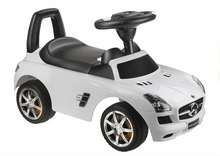 Odrážedlo Mercedes Benz SLS AMG s opěradlem a úložným prostorem bílé