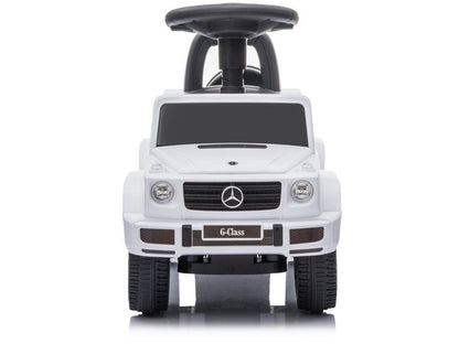 Odrážedlo Mercedes G Class se zvuky klaksonu a motoru – bílé