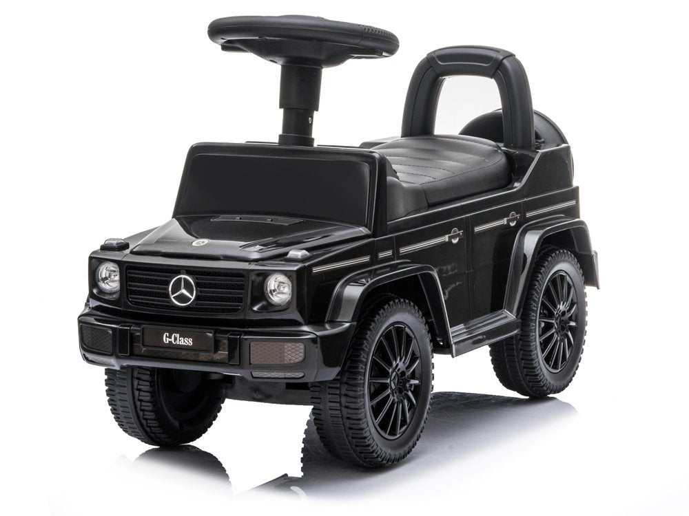 Odrážedlo Mercedes G Class se zvuky klaksonu a motoru – černé